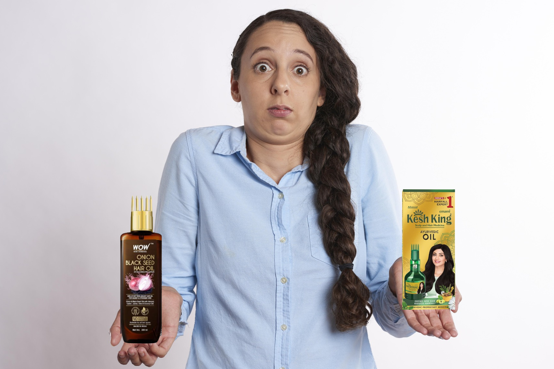 WOW Onion Black Seed vs Kesh King Hair Oil Review: Which Hair Oil Works Best for Hair Fall and Growth?