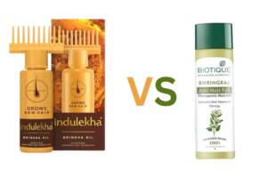 Indulekha Bringha Oil vs Biotique Bio Bhringraj Therapeutic Hair Oil Review: My Honest Experience on Hair Fall and Hair Growth Results