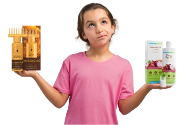 Indulekha Bringha Oil vs Mamaearth Onion Hair Oil Reviews: Which One Is the Best Hair Oil for Hair Growth?