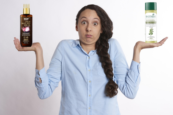 WOW Onion Black Seed Hair Oil vs Biotique Bio Bhringraj Hair Oil: My Honest User Experience & Hair Fall Results