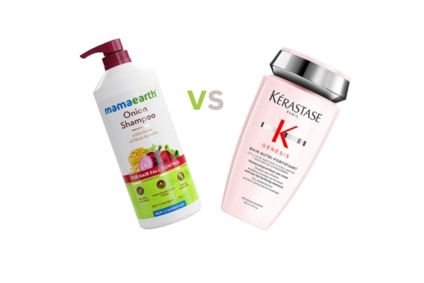 Mamaearth Onion Hair Fall Shampoo vs Kérastase Genesis Hydra-Fortifiant Anti Hair Fall Shampoo Review: Which Anti Hair Fall Shampoo Really Works In 2025?