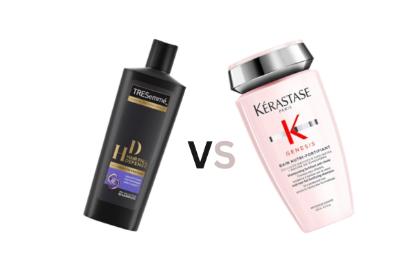 Top 2 Shampoos to Stop Hair Fall: TRESemmé vs Kérastase Genesis Hydra-Fortifiant Anti Hair Fall Shampoo Review