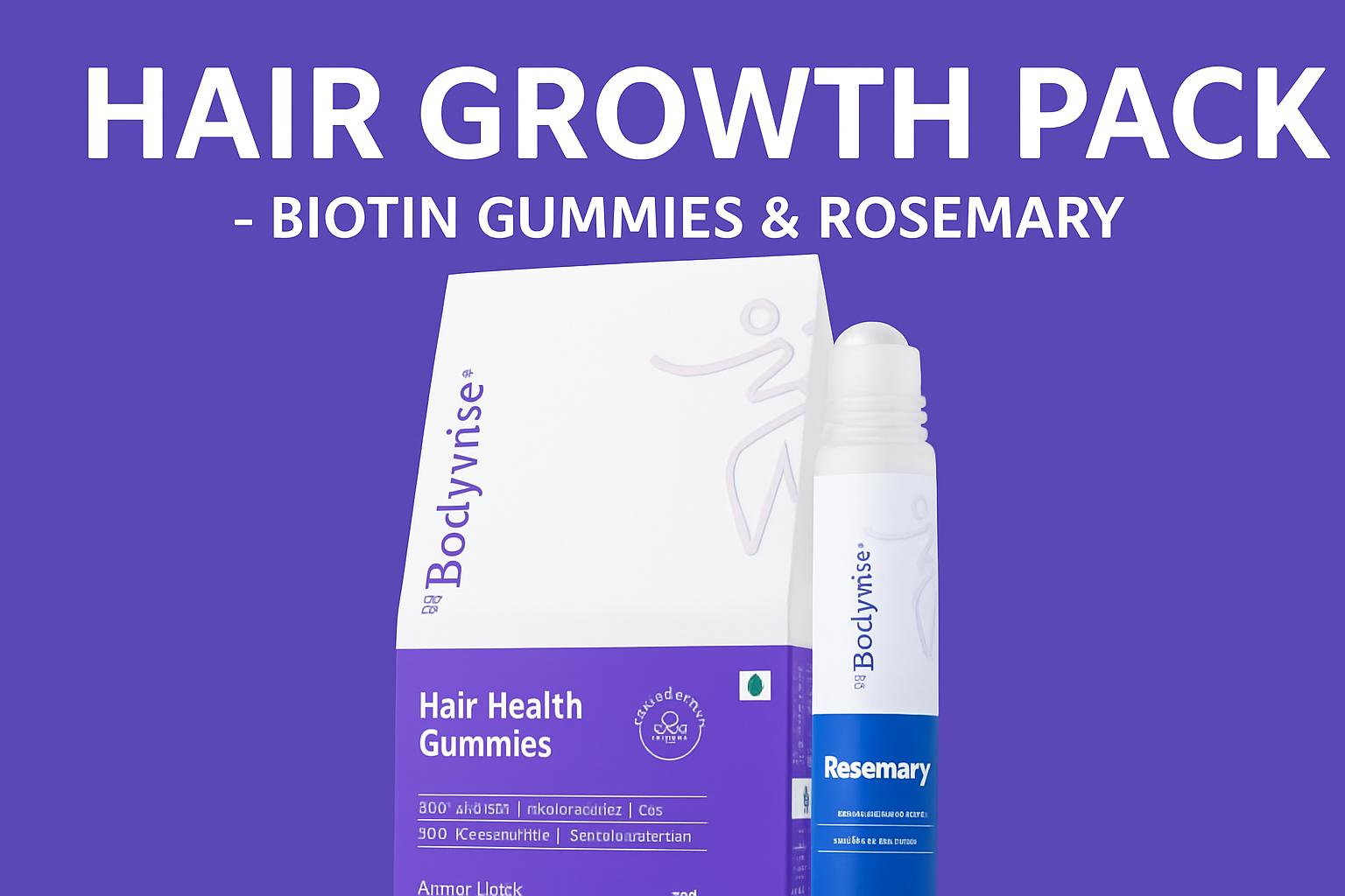 Be Bodywise Hair Growth Pack Review: Biotin Gummies & Rosemary Hair Growth Serum for Stronger, Thicker Hair