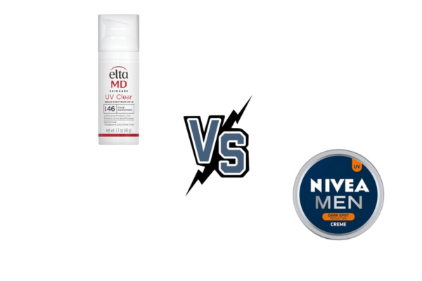 EltaMD UV Clear SPF 46 VS NIVEA Men Dark Spot Reduction SPF 50: Which Sunscreen Should You Choose?