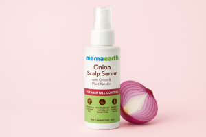 How I Reduced My Hair Fall with Mamaearth Onion Scalp Serum