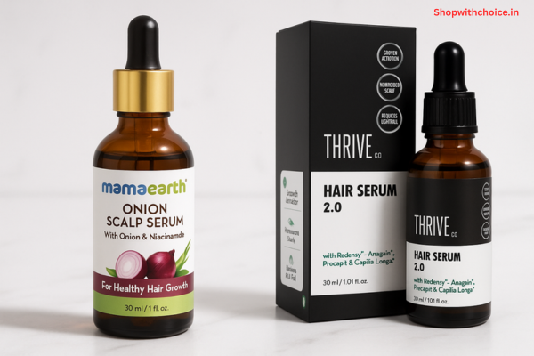 Mamaearth Onion Scalp Serum vs ThriveCo Hair Growth Serum? - Choose the Best Hair Serum for You