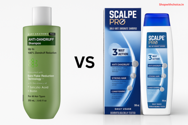 Bare Anatomy vs Scalpe Pro Daily Anti-Dandruff Shampoo Review: An Honest Comparison