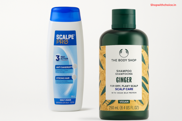 Scalpe Pro vs The Body Shop Ginger Anti-Dandruff Shampoo: An Honest Comparison